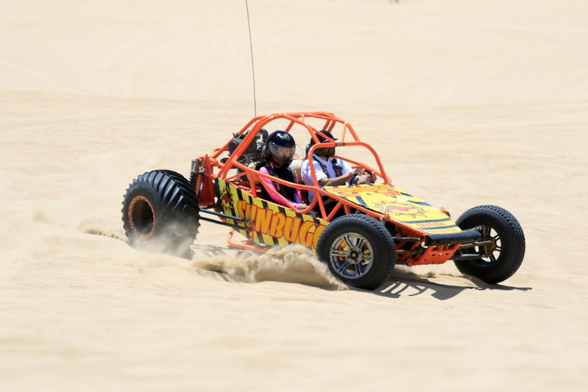 Riders ride in the off-road vehicle area of Oceano Dunes State Vehicular Recreation Area near Pismo Beach on Saturday, June 29, 2019.