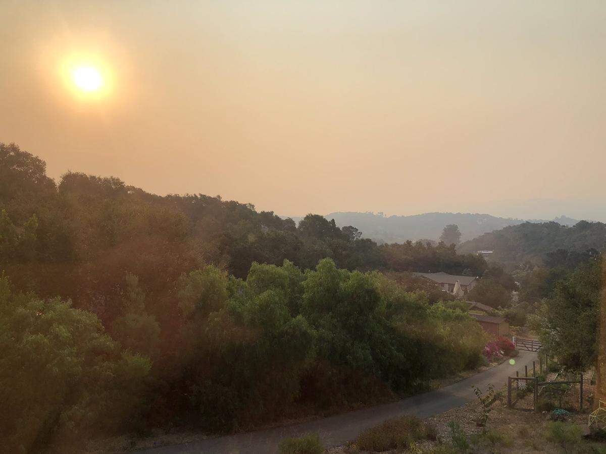 The view from southern Arroyo Grande on morning of Wednesday, Aug. 19, 2020.