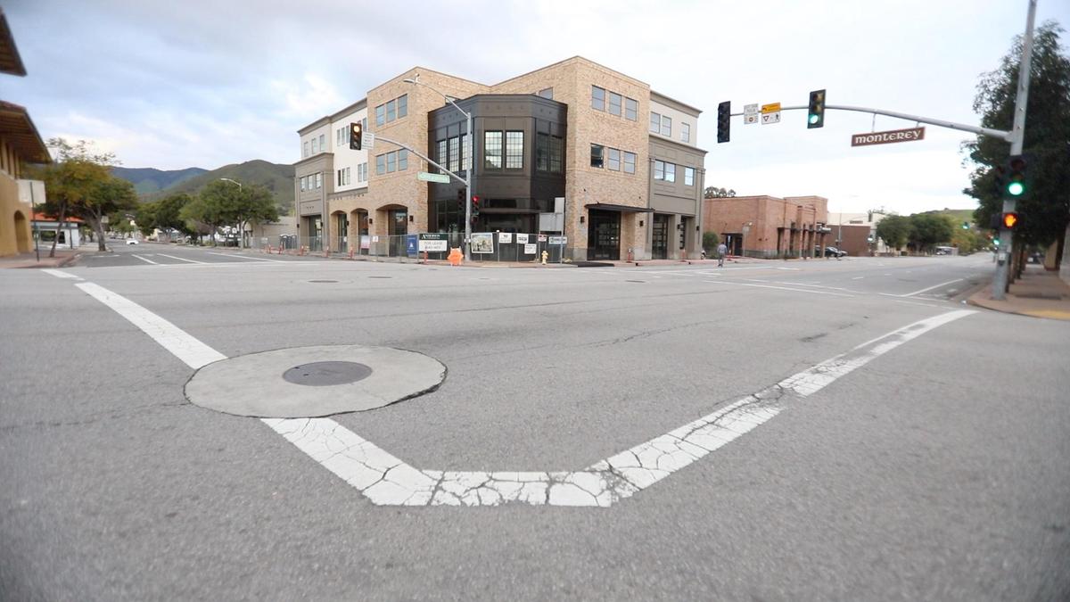 The usually busy streets in downtown San Luis Obispo were virtually empty Thursday night after the county’s shelter-at-home order went into effect at 5 p.m.