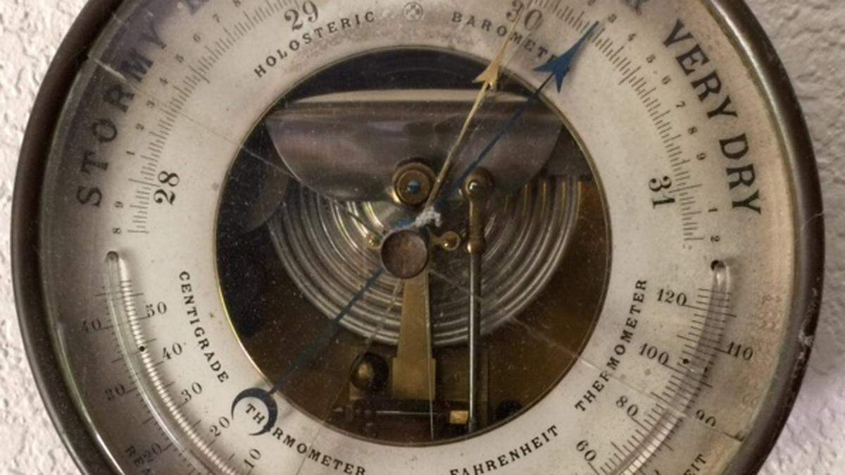 An old barometer.