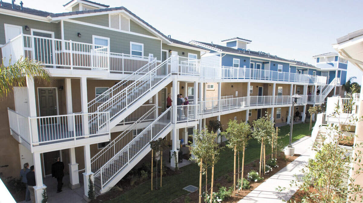 The Courtland Street Apartments is a 36-unit People's Self-Help Housing complex in Arroyo Grande.