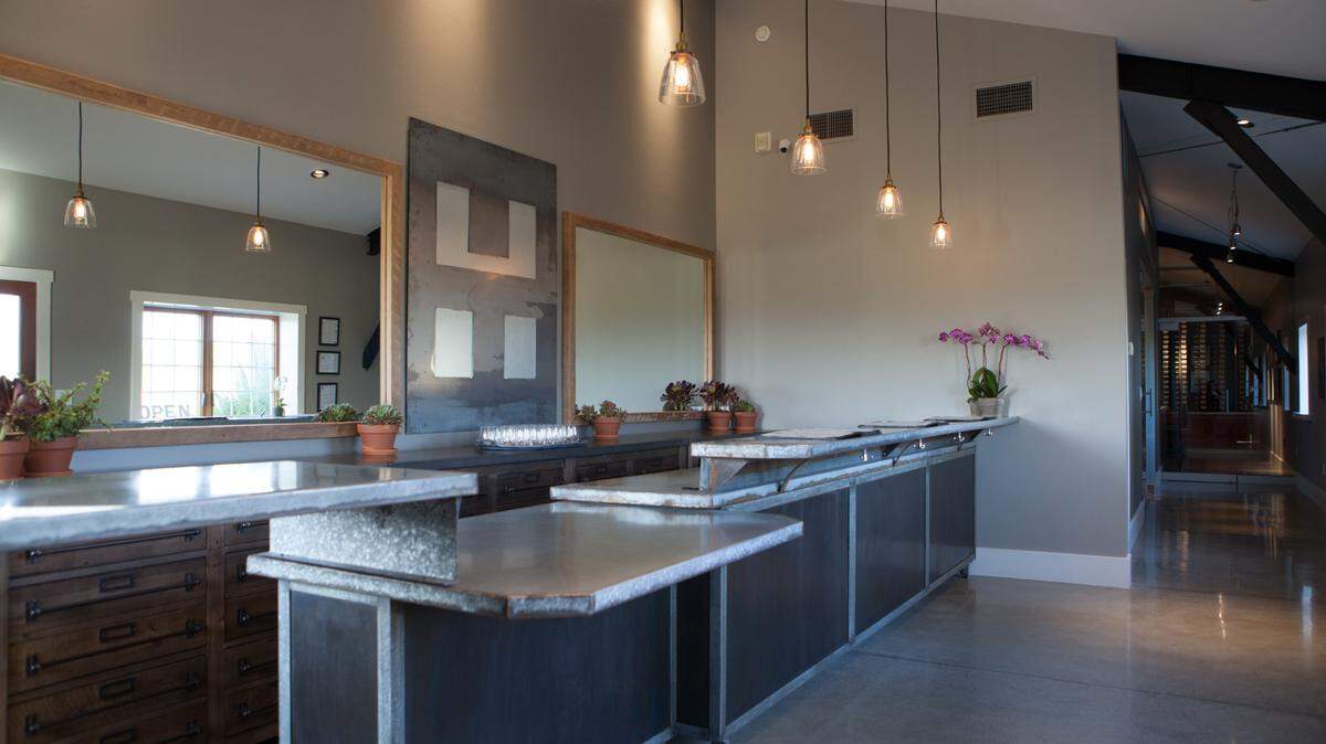 The tasting room at TH Estate Wines.