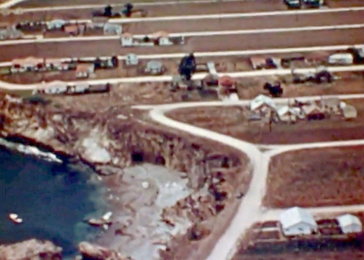 Shell Beach had more roads than houses in this screenshot from the 1938 San Luis Obispo Chamber of Commerce film “Recreation Unlimited.”