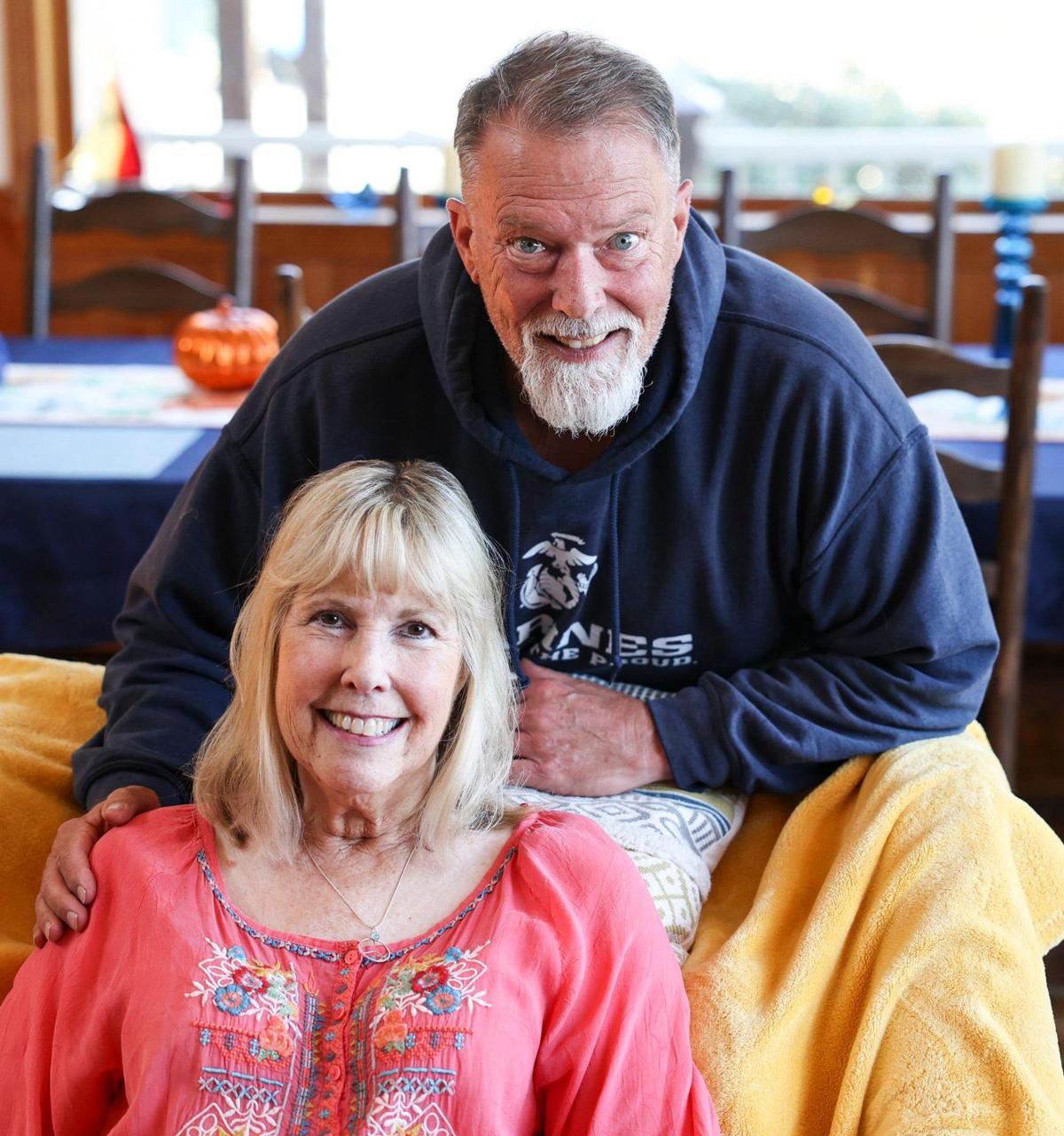 Michael Reeves and his wife Linda Giordano of Cambria on Oct. 15, 2024.