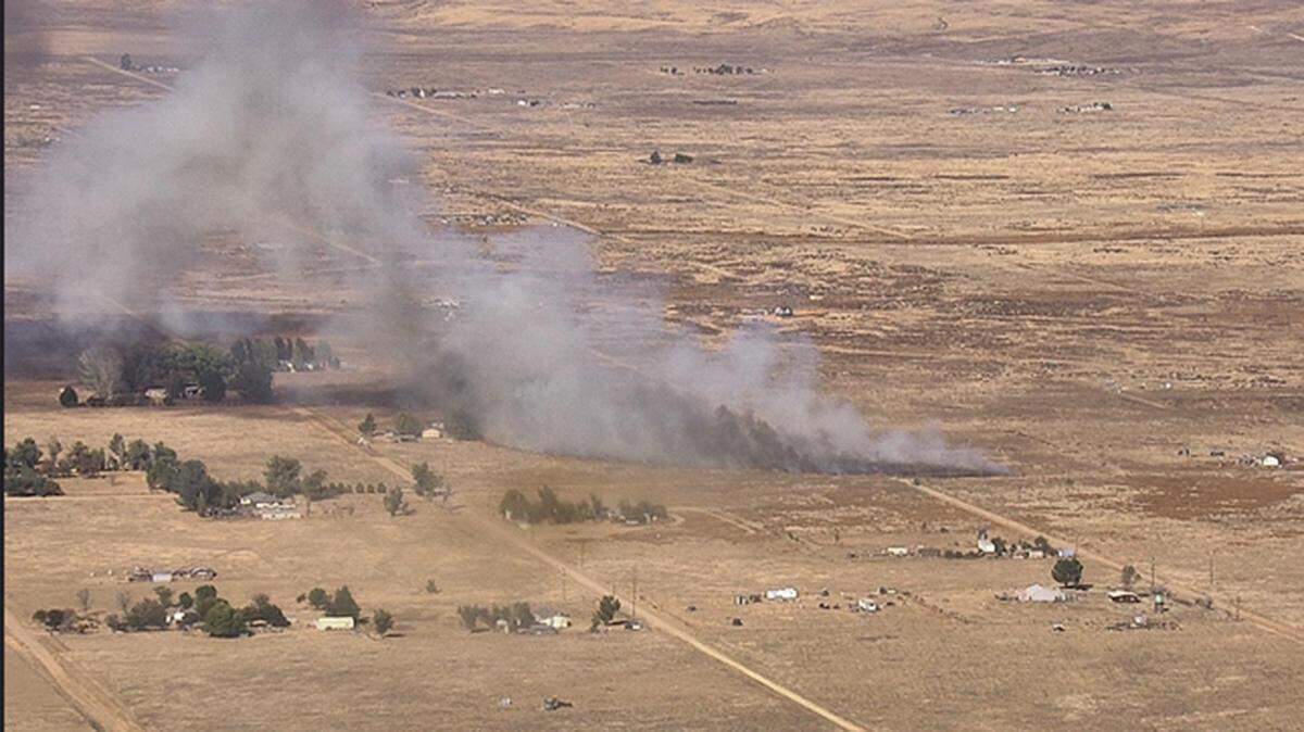 A fire was reported in California Valley on Monday, Oct. 30, 2023.