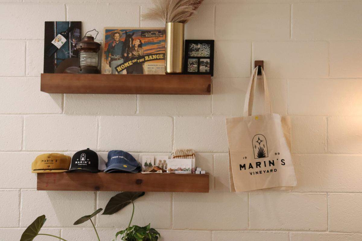 Marin’s Vineyard tasting room opened at 5983 Entrada Avenue in downtown Atascadero in August 2024.
