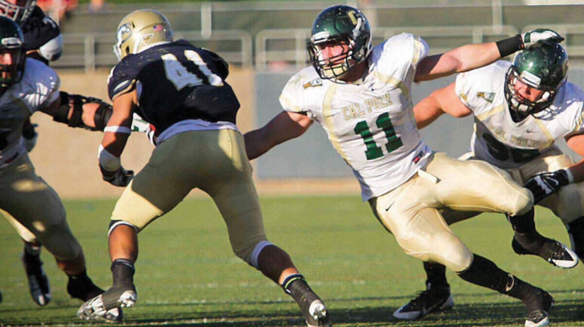 Linebacker Johnny Millard (11) led the Mustangs with 82 tackles in his sophomore season in 2011 and peaked this season with 108 as senior.