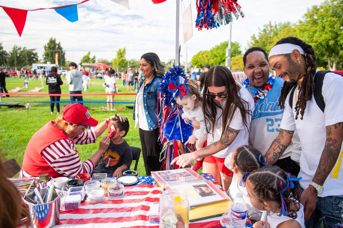 Paso Robles’ Barney Schwartz Park became a family fun zone on July 4, 2026, including lawn games, face painting and inflatable bouncers and slides.