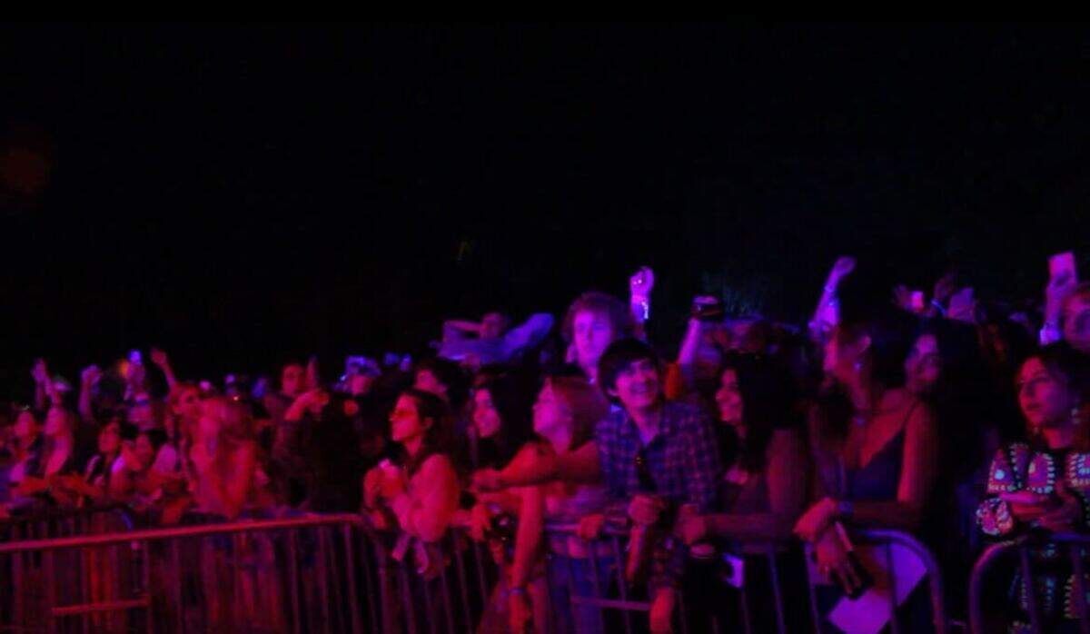 Fans cheer on TV Girl at Shabang on Friday, May 13, 2022.