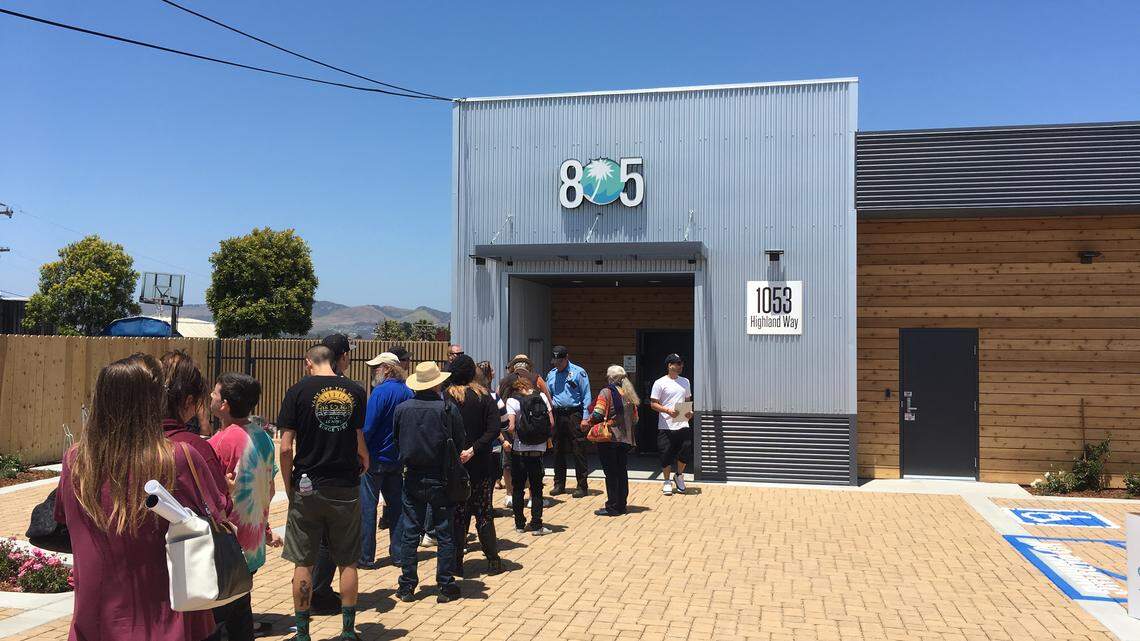 SLO County's first marijuana dispensary opens to 'little bit of a party' in Grover Beach