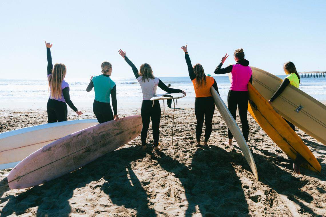 The third annual Diva Cup Surf Invitational, San Luis Obispo County’s only woman’s surf competition, was held in Cayucos on Nov. 22, 2025.