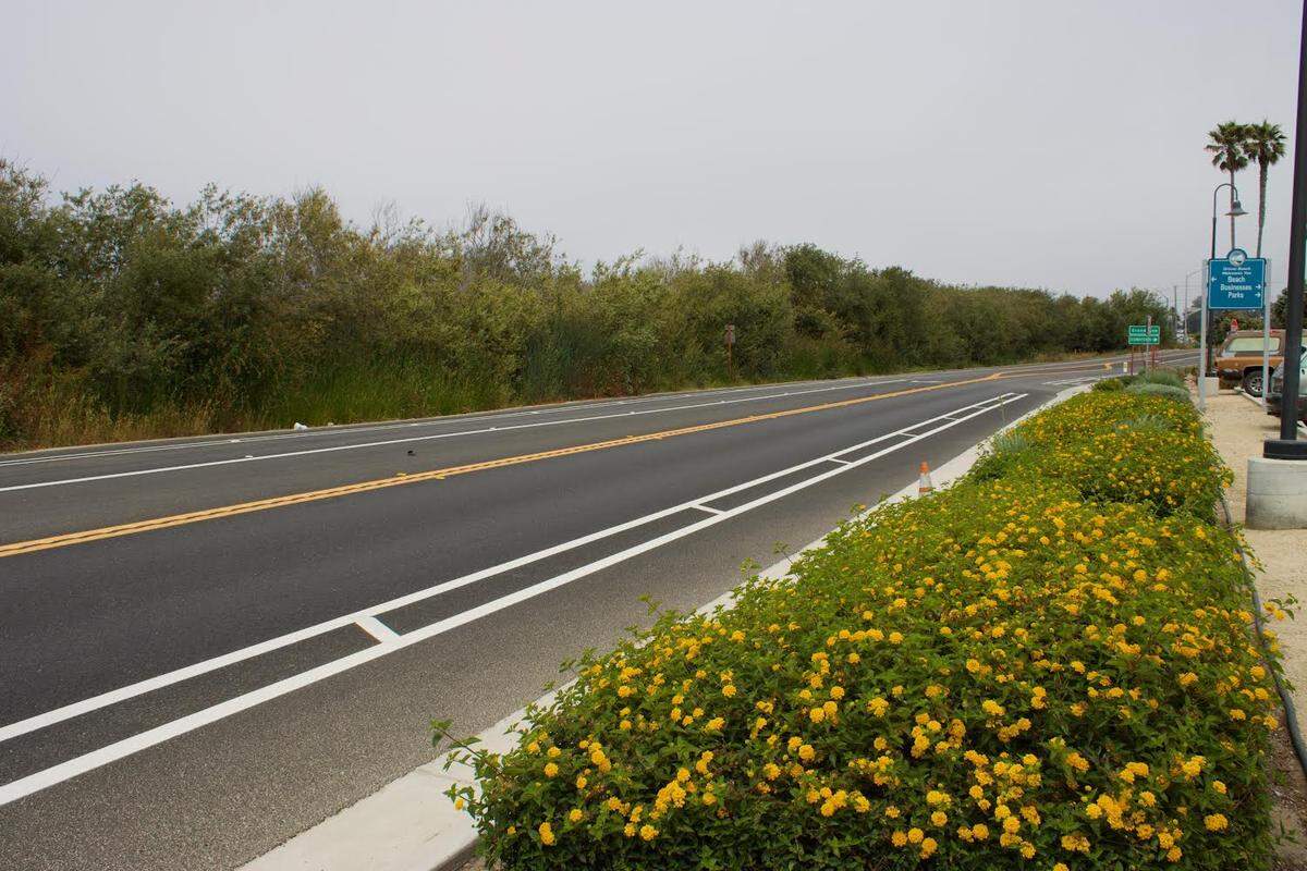 The repaving of nearly seven miles of road and bike lanes in Oceano was funded by $13 million infrastructure law funds.