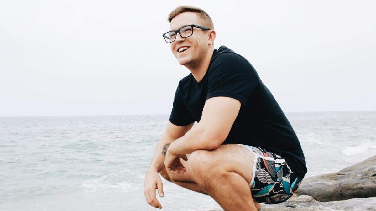 Jordan Boner, 22, of Arroyo Grande, is pictured in San Diego. Boner died Monday after being found severely injured in Phoenix, Arizona, on Friday.