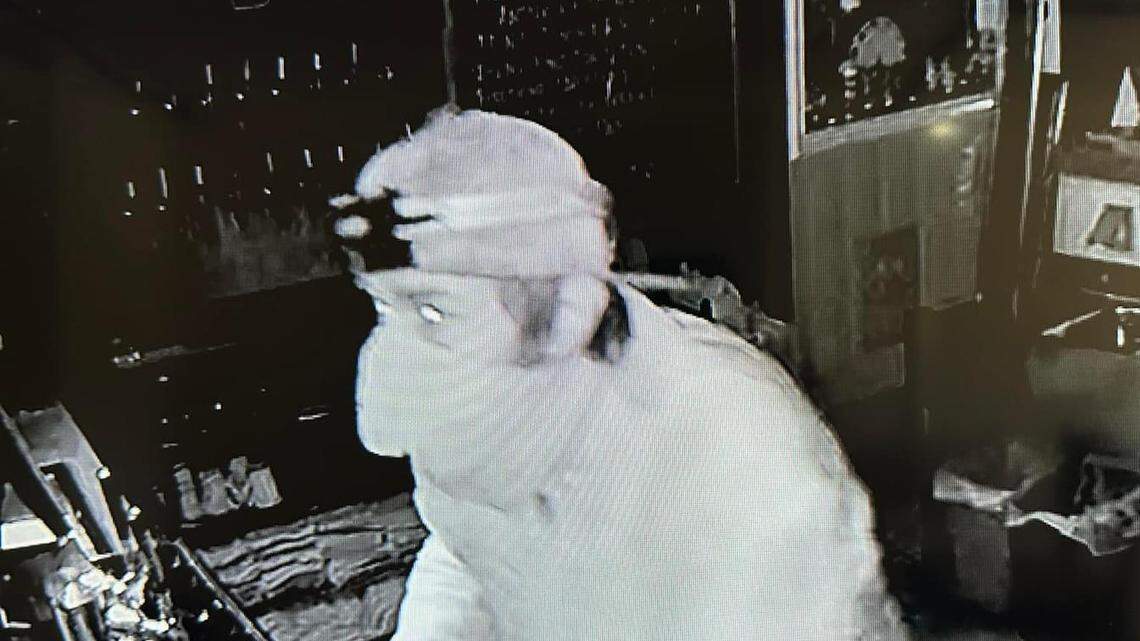 A man broke into the Pour House in Paso Robles on Oct. 10, 2023, and stole wine and hats.
