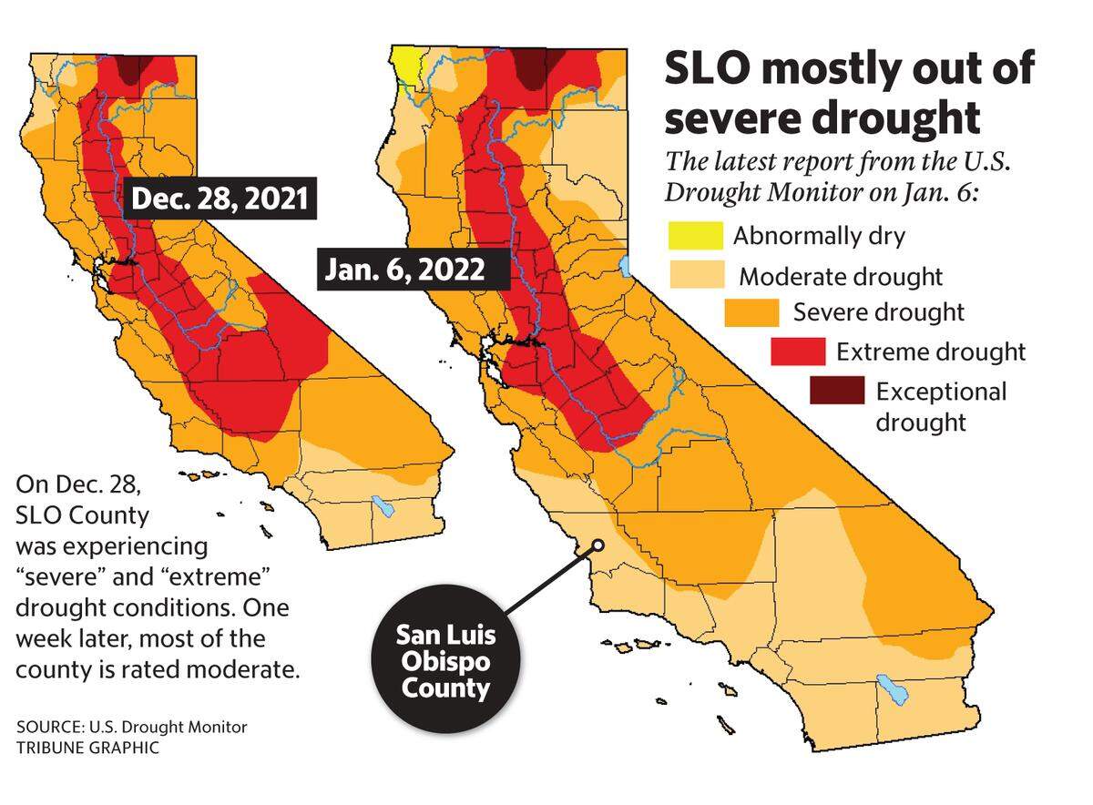 drought map Jan 2022