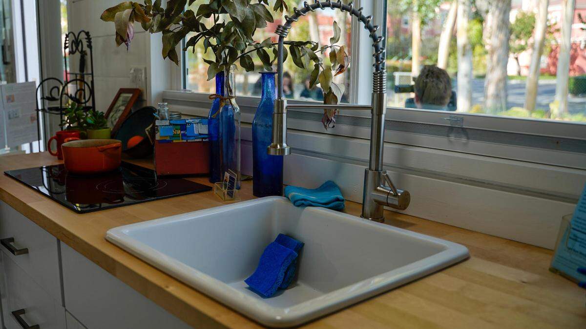 The tiny homes in the proposed Waterman Village project would be outfitted with all-electric, off-grid appliances. Smart Share Housing Solutions’ Waterman Village project would would turn Rosa Burton de Canet Adobe, a historic property on Dana Street near the San Luis Obispo Children’s Museum, into 20 units of affordable tiny homes.