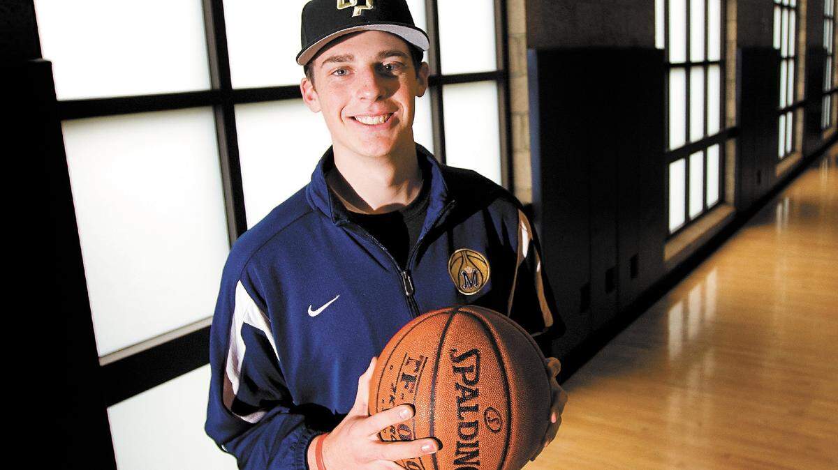 Mission Prep’s Zachary Allmon averaged 10.2 rebounds and 1.6 blocks as a junior and  also had four games in which he sank at least one 3-pointer for the Royals.