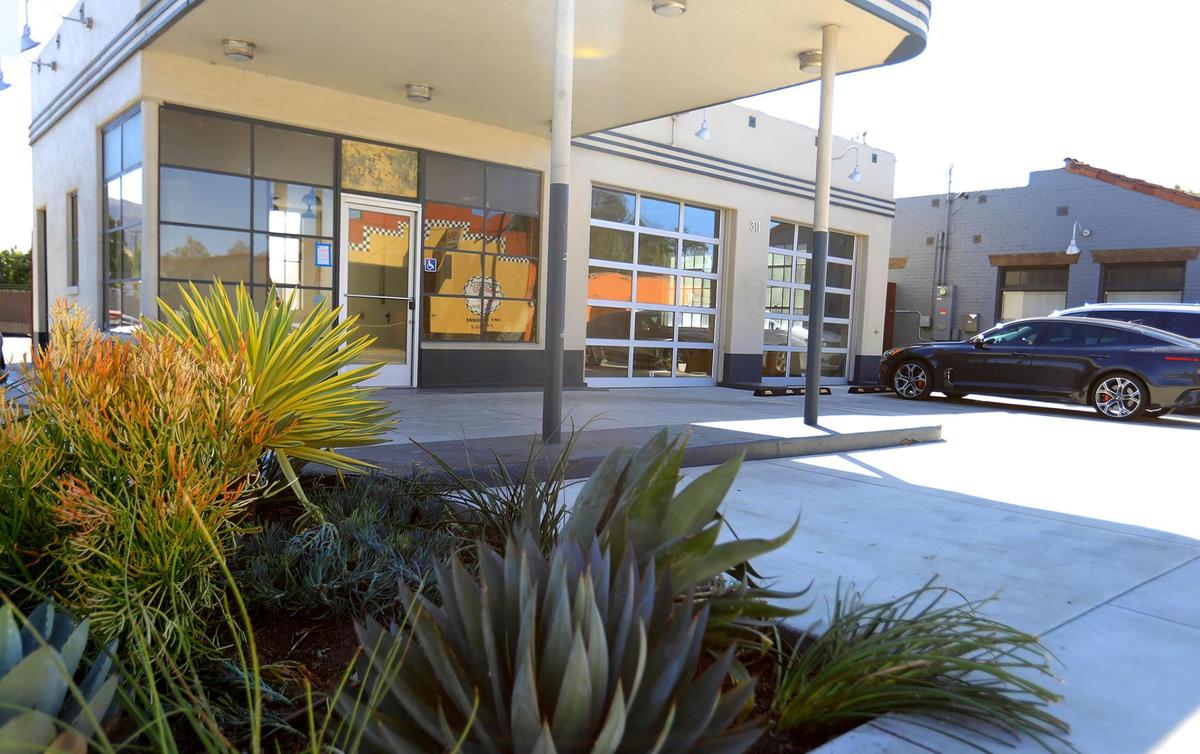 Jonathan Stauf, owner of Ascendo Coffee shop in San Luis Obispo, is moving his business from Monterey Street to the old Station wine bar spot on South Higuera Street. He’s is starting the renovation process at the new store.