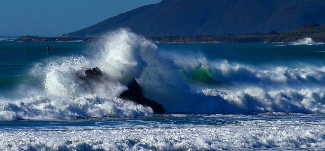 Longshore and rip currents can pose a safety concern for swimmers and surfers along the Central Coast coastline.