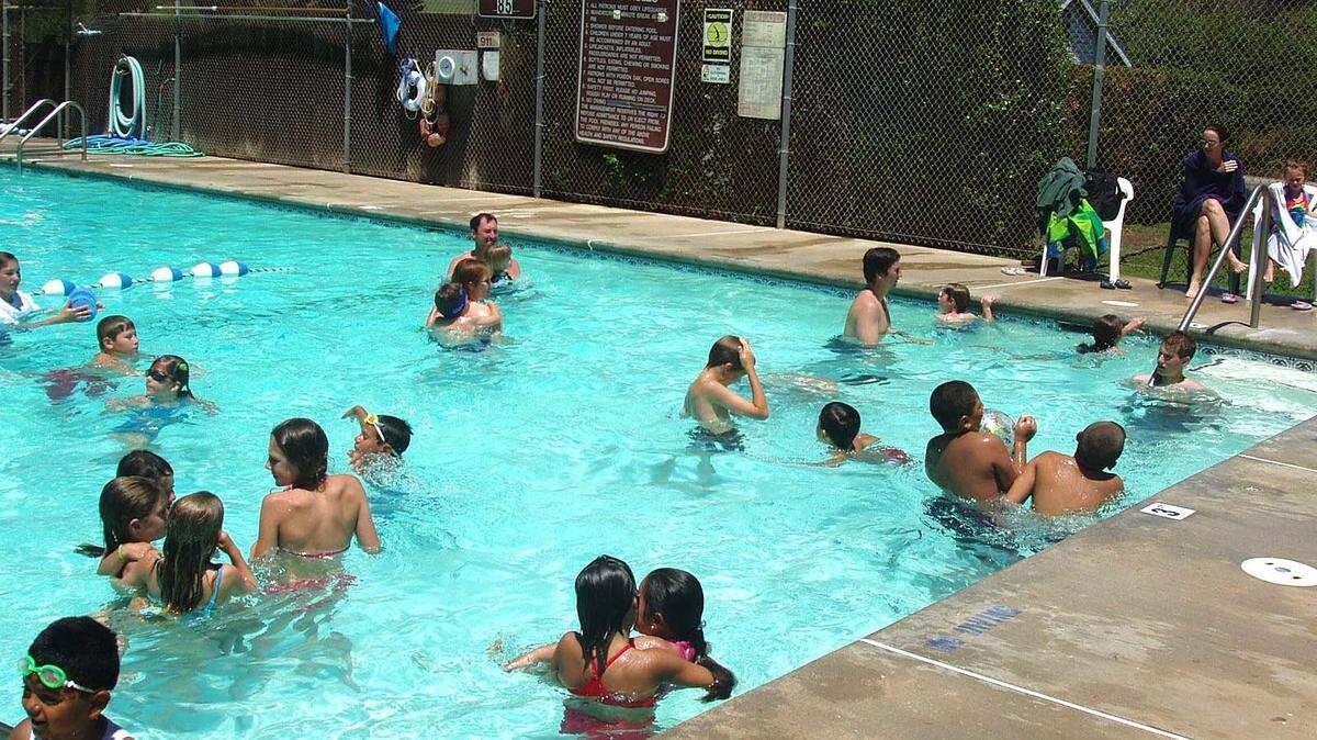 The pool in the county-operated Shamel Park in Cambria opened for the summer Memorial Day weekend.