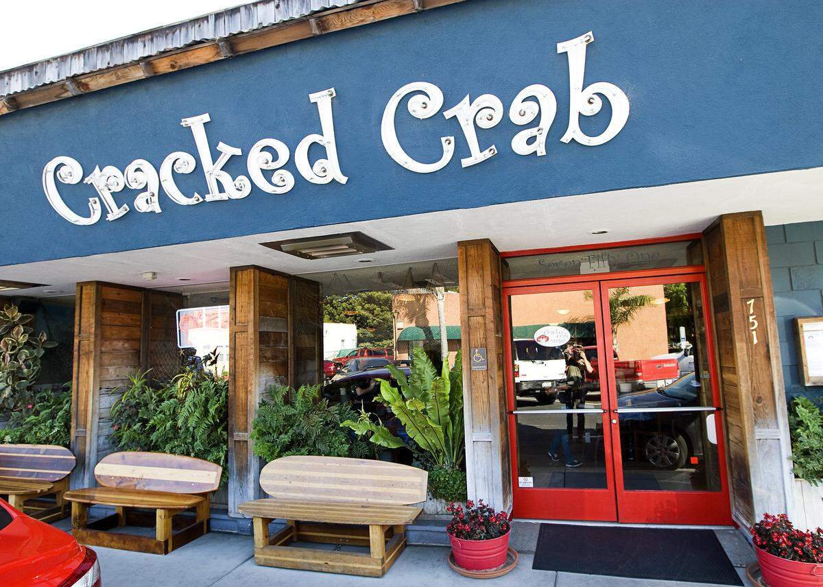 Cracked Crab in Pismo Beach.