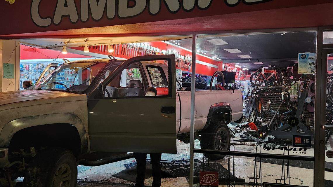 Man smashed stolen truck into SLO bike shop in botched burglary, police say