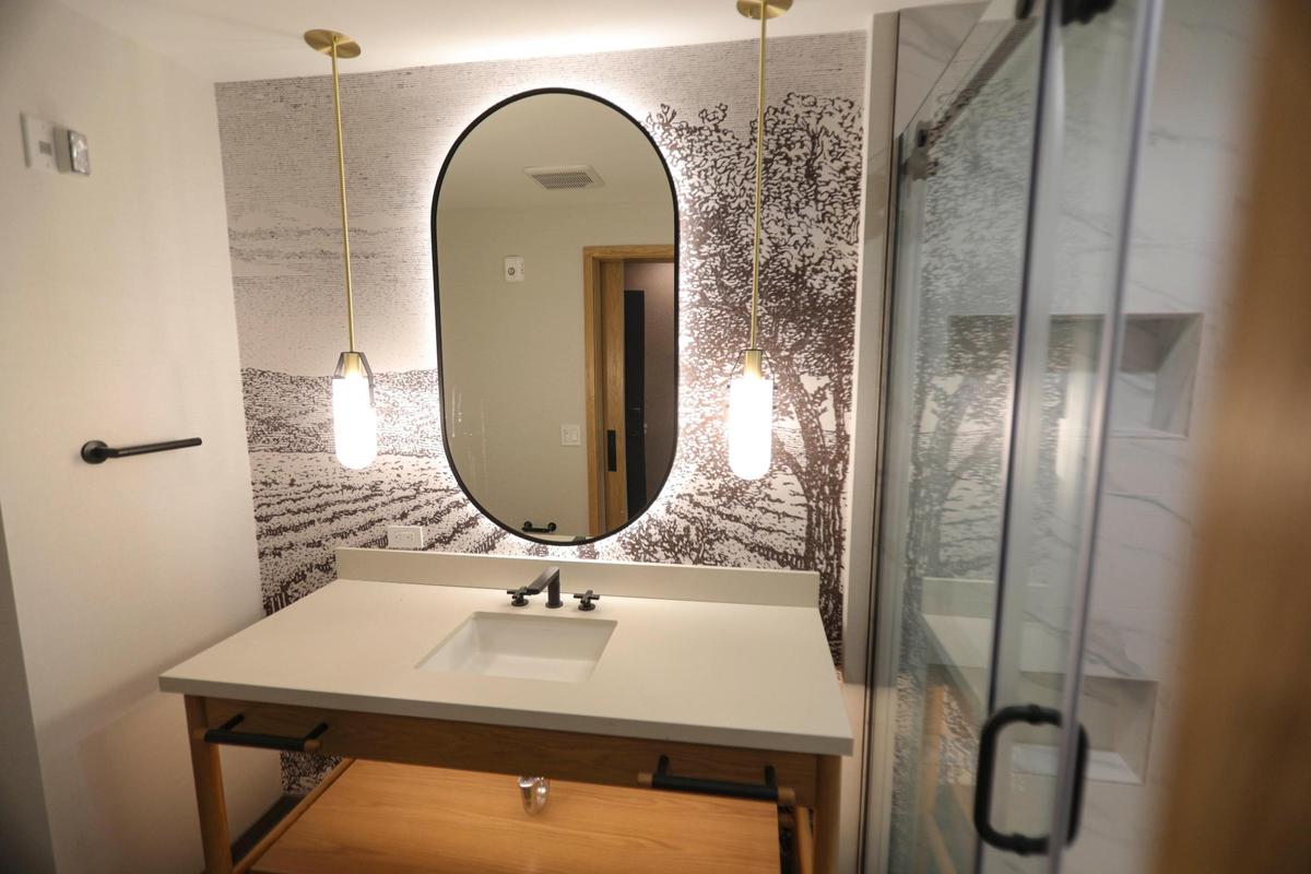 The 151 rooms are starting to be furnished at The Ava Hotel in downtown Paso Robles, which is in the finishing months of construction seen here on June 18, 2025.