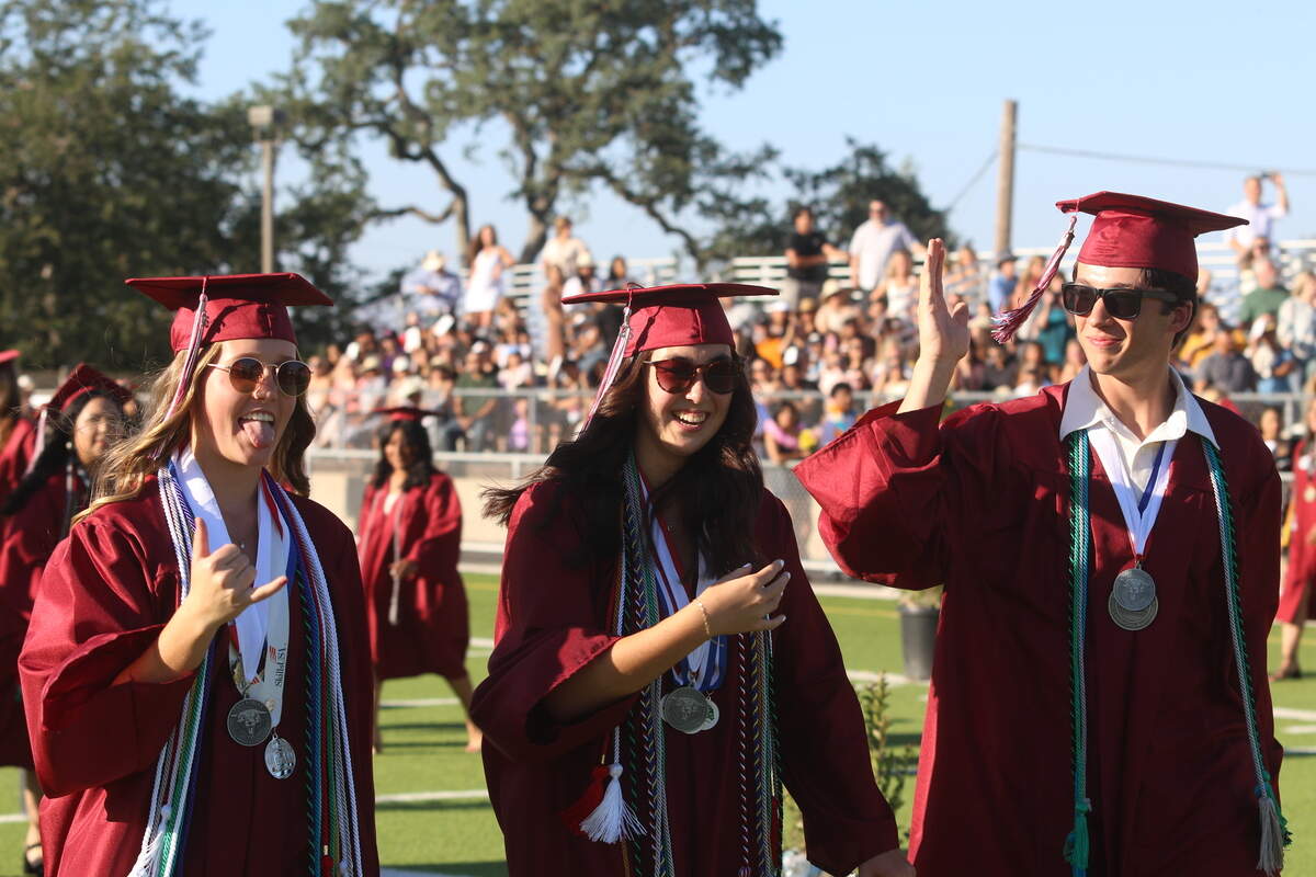 Paso Robles High School seniors entered the field at War Memorial Stadium as they prepared to officially graduate on June 5, 2026.