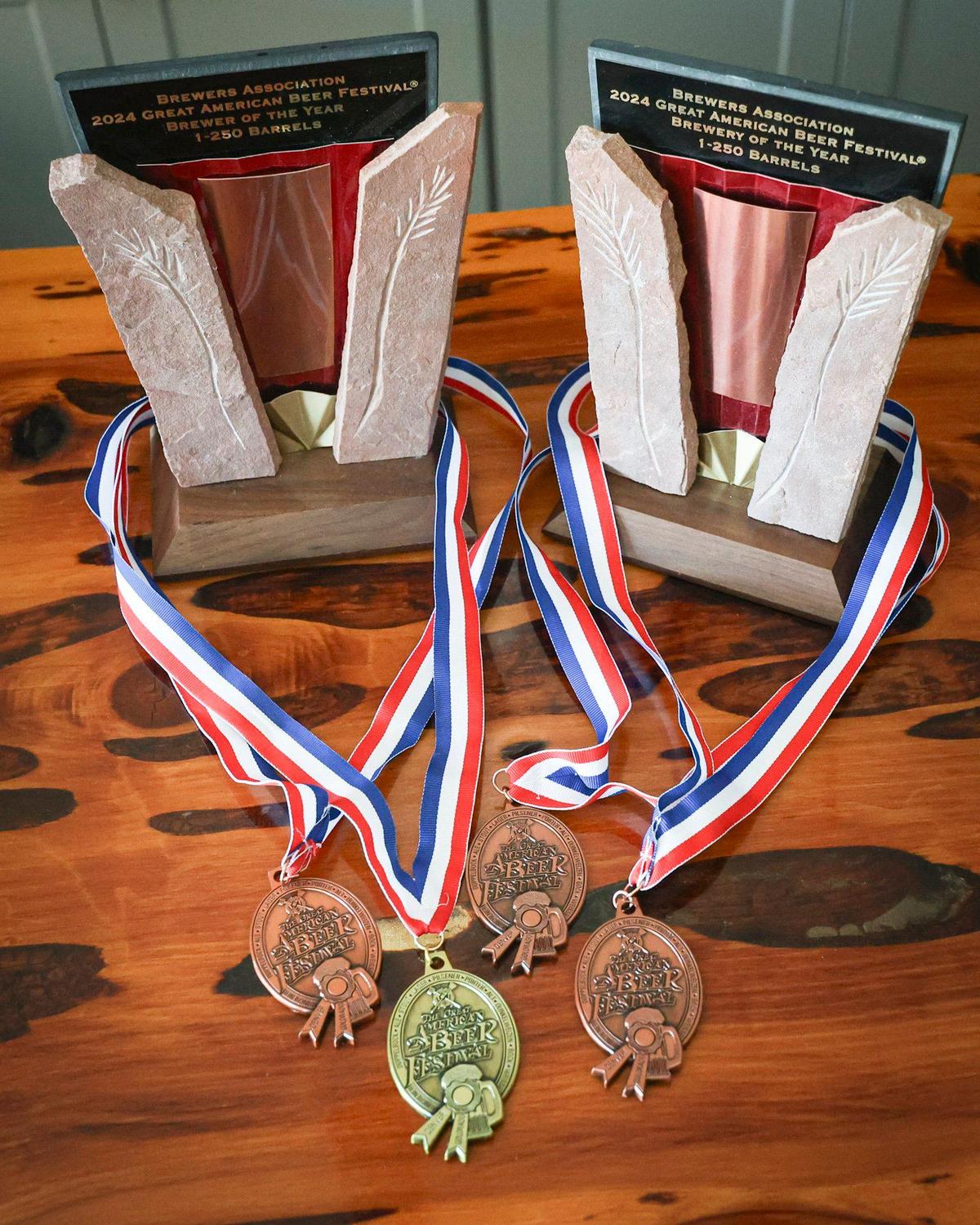 Apogee Brewing Co. in Grover Beach has won national awards for their beer, including a gold medal and bronzes at the 2024 Great American Beer Festival seen here on Nov. 4, 2024.