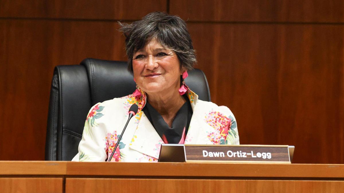 Dawn Ortiz-Legg is chair of board this year. The San Luis Obispo County Board of Supervisors met on June 17, 2025.