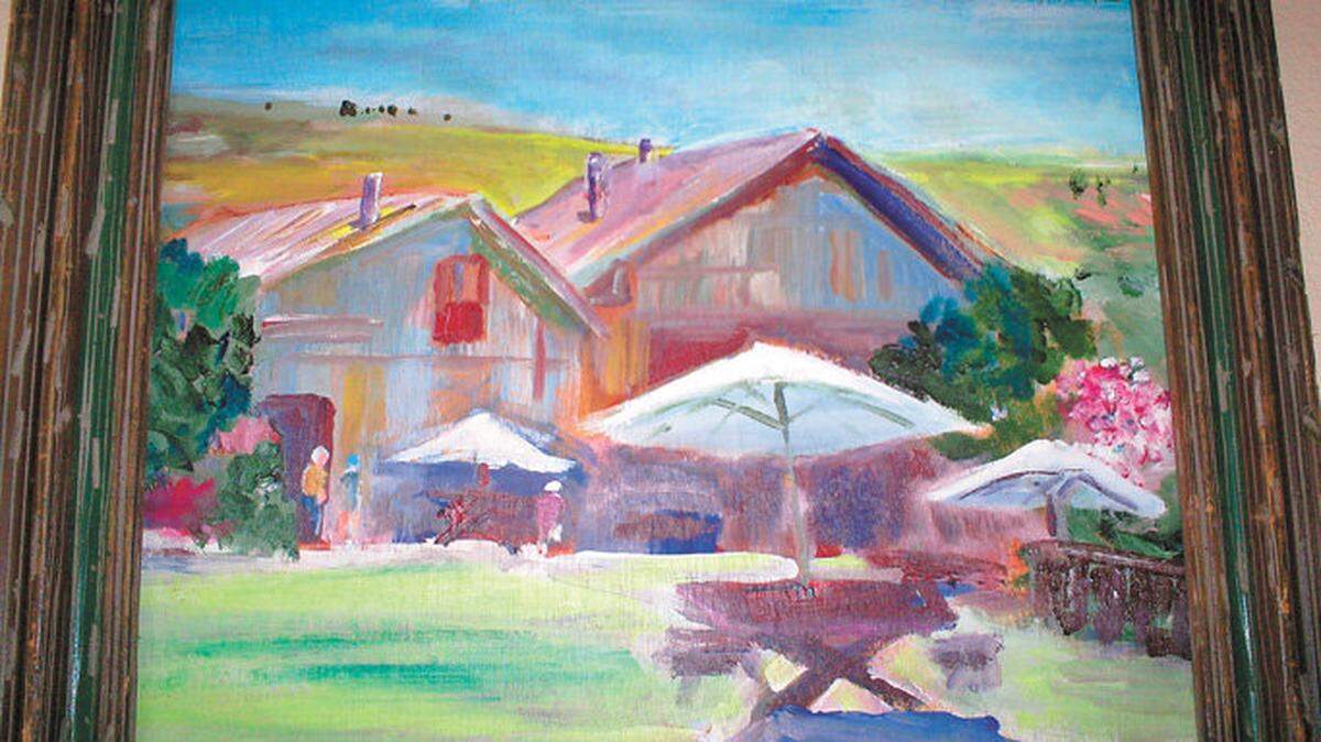 This watercolor by Nehemiah Persoff is indicative of the 15 paintings the Cambria resident has donated for an upcoming auction to show appreciation for the artists who helped change his life.