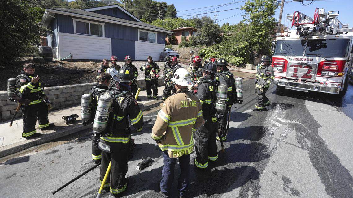 Battery fire in SLO garage sends 1 person to the hospital