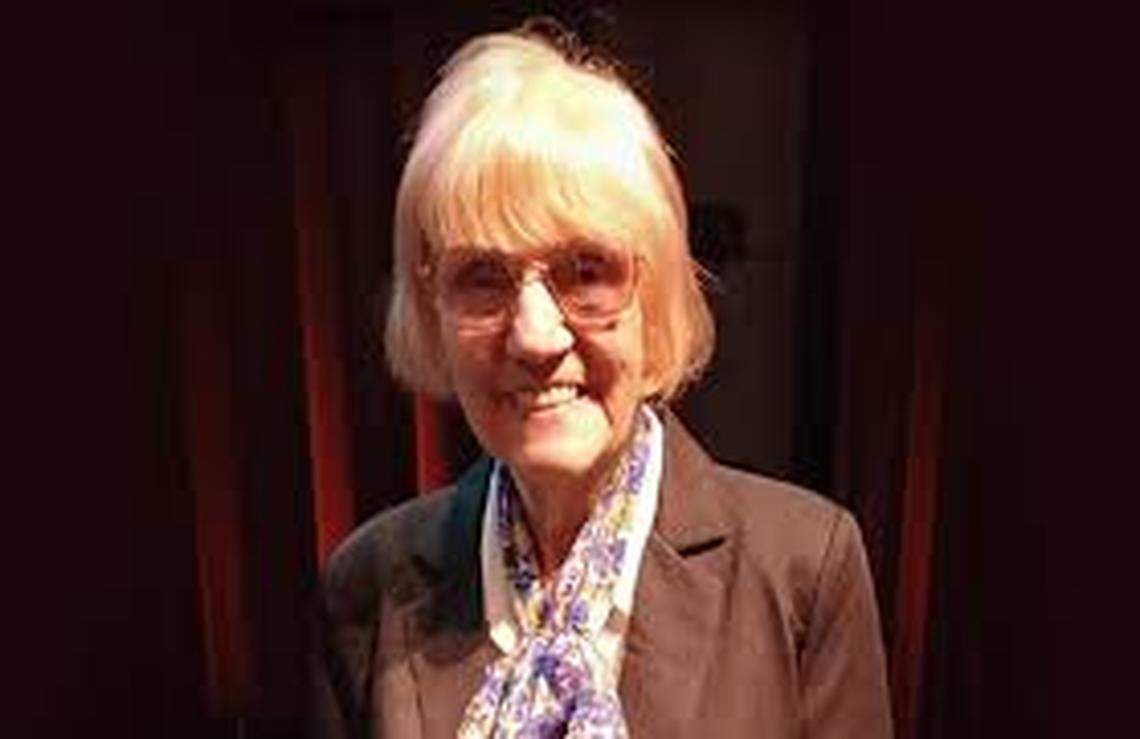 Sora Vigorito, the youngest known survivor of the experimental twin program at Auschwitz, spoke at the Performing Arts Center at Cal Poly on Wednesday, Jan. 14, 2026.