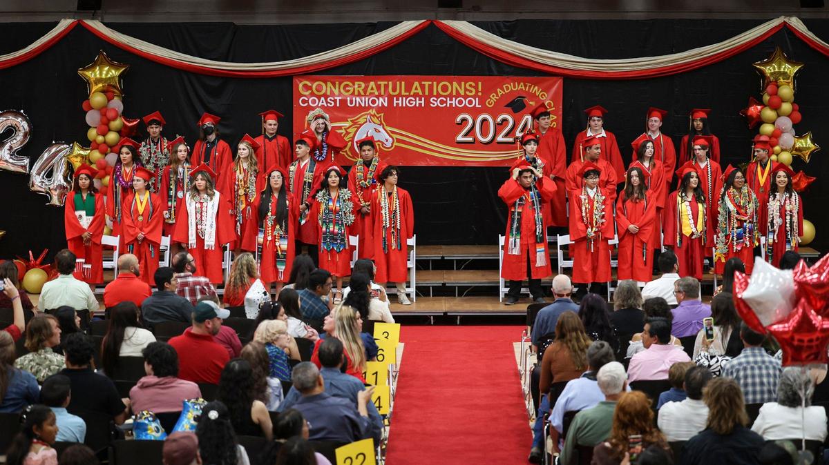 Coast Union awarded 30 diplomas in Cambria on June 5, 2024.