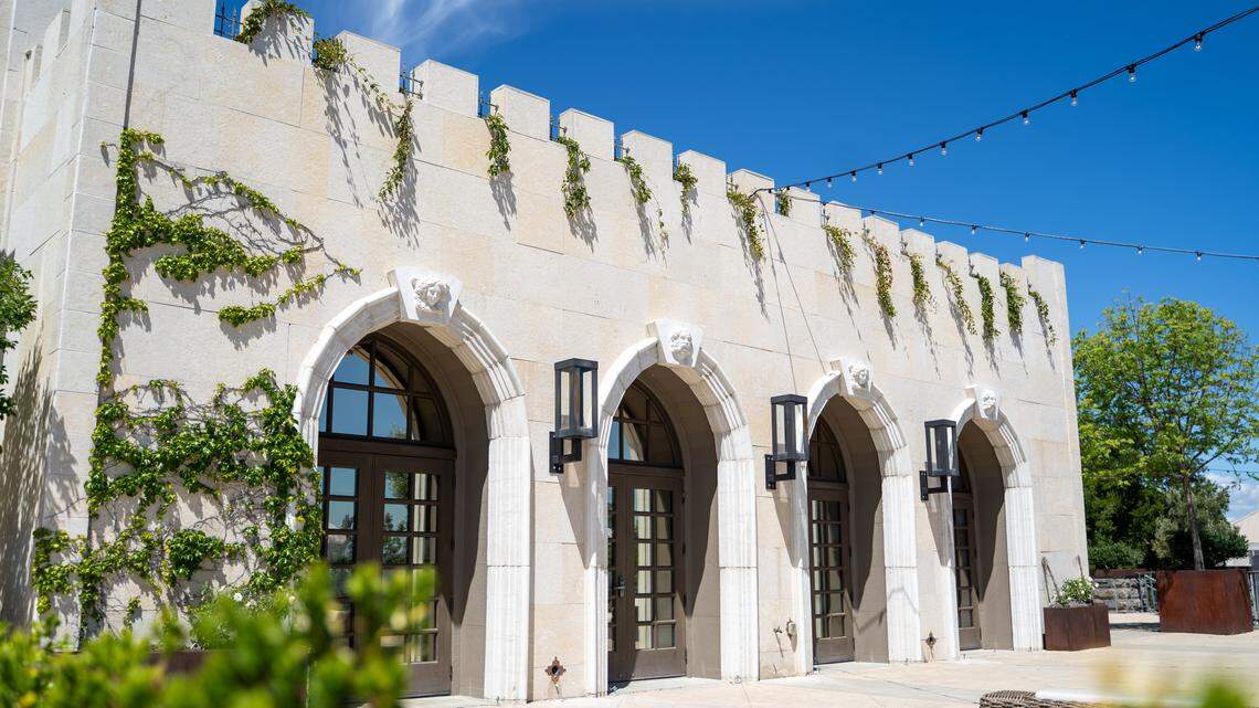 The exterior of The Anderson Paso on Tuesday, April 14, 2026. The restaurant is set to open April 16 after more than a year of remodeling and preparation.
