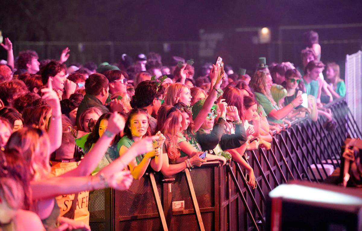 Thousands of students flocked to the second annual Morning on the Green music festival in the early morning hours of March 14, 2026. The music festival is an attempt to curb St. Fratty’s Day street partying in the neighborhoods near Cal Poly.