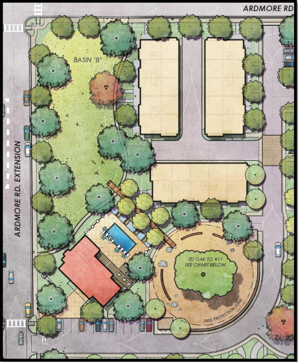 The Oak at Ardmore is a 154-home subdivision planned for 2930 Union Road in Paso Robles, approved 5-1 by the Planning Commission on Tuesday, March 24, 2026.