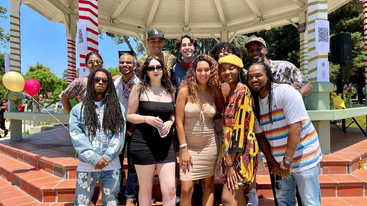 Black Lives Matter Community Action organizers commemorated Juneteenth in San Luis Obispo with a celebration at Mitchell Park.