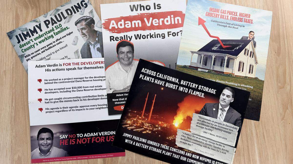 The District 4 supervisor race between incumbent Jimmy Paulding and challenger Adam Verdin has generated acrimonious campaign flyers filled with distortions.