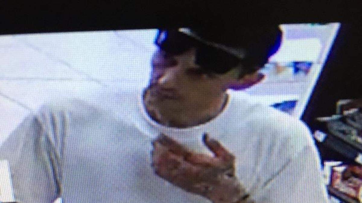 Morro Bay police are seeking this man, who is suspected of breaking into a parked vehicle and stealing a wallet full of credit cards. He is suspected of using those cards in two San Luis Obispo County cities.