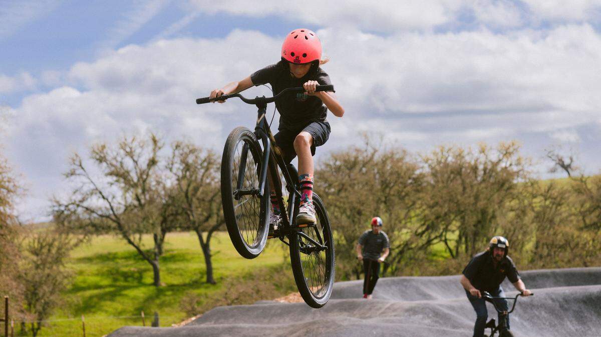 The city of Paso Robles and Paso Robles REC Foundation will host a grand opening celebration for the new Barney Schwartz Park Pump Track on April 27 at 10 a.m. The tracks consist of looping asphalt trails with banked turns and rhythmically rolling paths, which are meant to be ridden without pedaling.