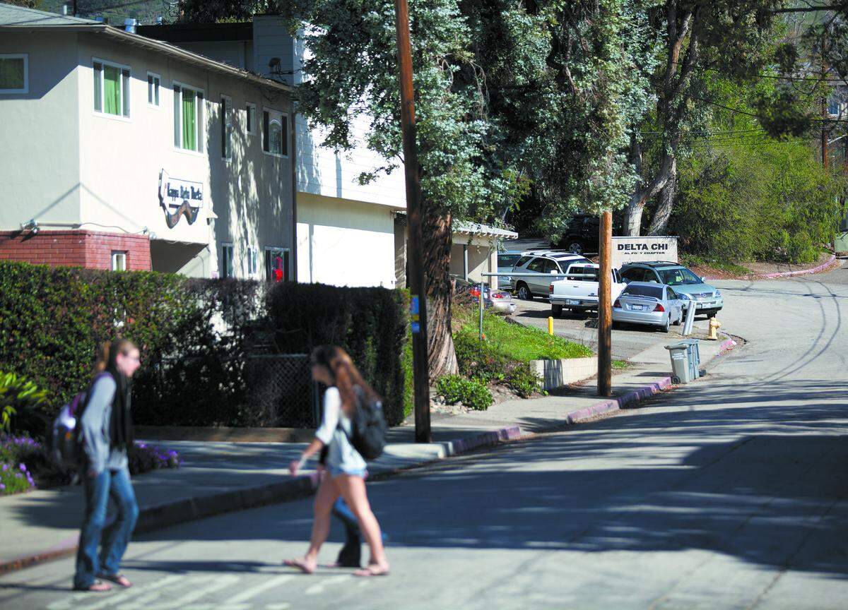 A sexual assault cases reportedly took place at a fraternity house in the 1200 block of Monte Vista just off the Cal Poly campus in 2015. Cal Poly is working to prevent Greek-related hazing, underage drinking and sexual assault on campus.