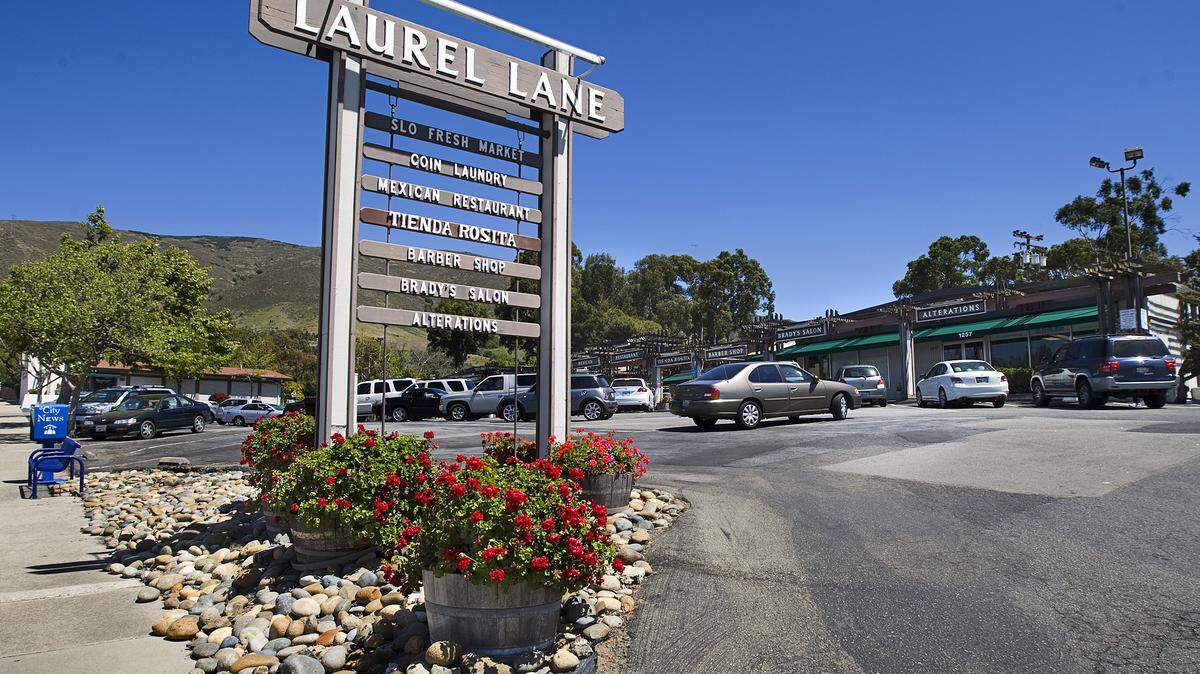 The Laurel Lane shopping center in San Luis Obispo.