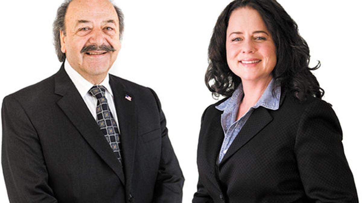 Katcho Achadjian and Heidi Harmon