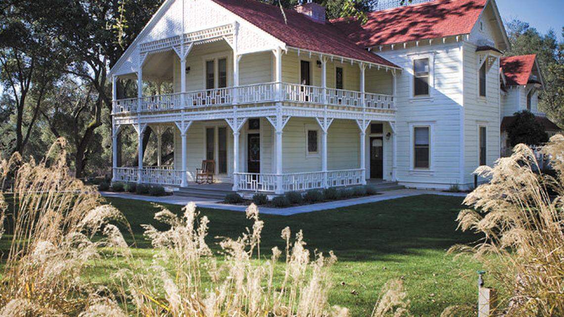 This Victorian ranch house at Halter Ranch was built in 1885 and was featured in the film 'Arachnophobia.'