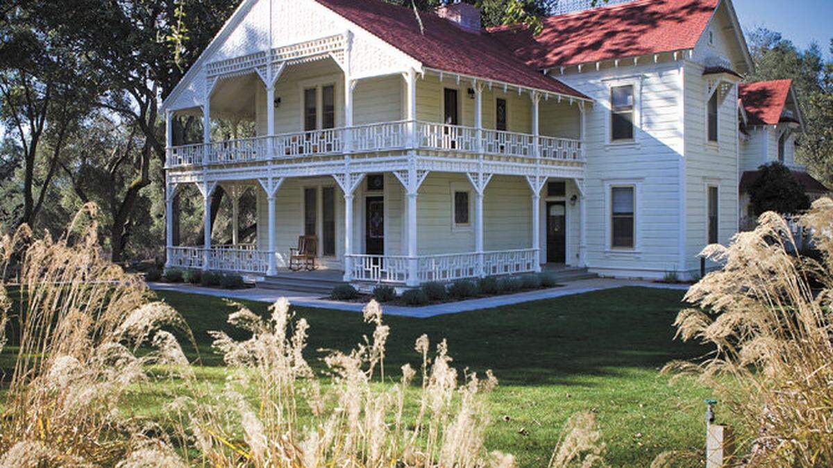This Victorian ranch house at Halter Ranch was built in 1885 and was featured in the film 'Arachnophobia.'
