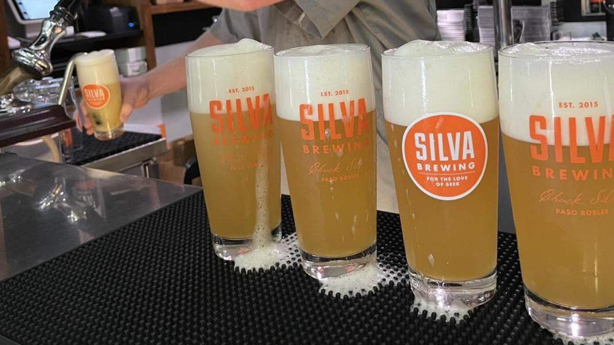 The taproom in Silva Brewing served craft beers on tap.