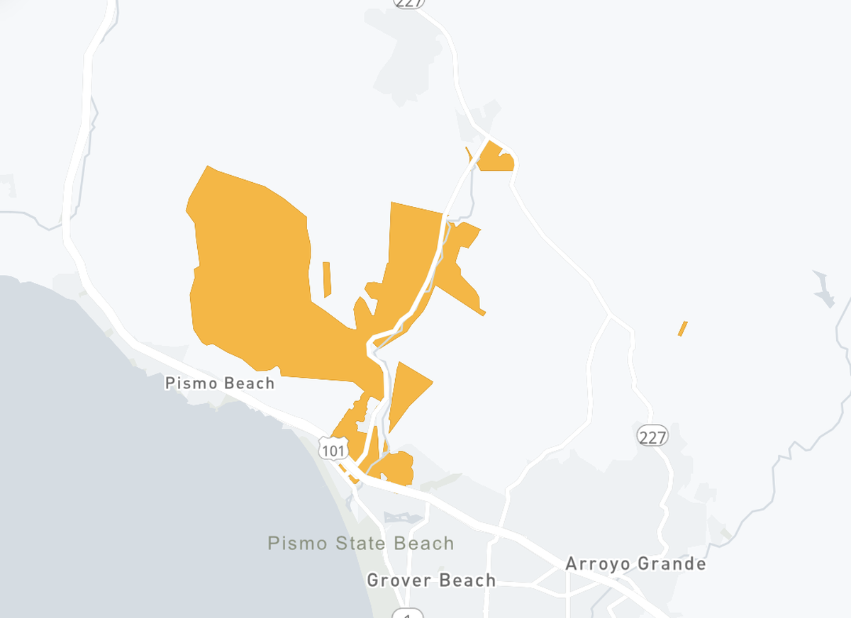 A power outage cause 1,232 customers to lose power in Pismo Beach on Sept. 7, 2023.