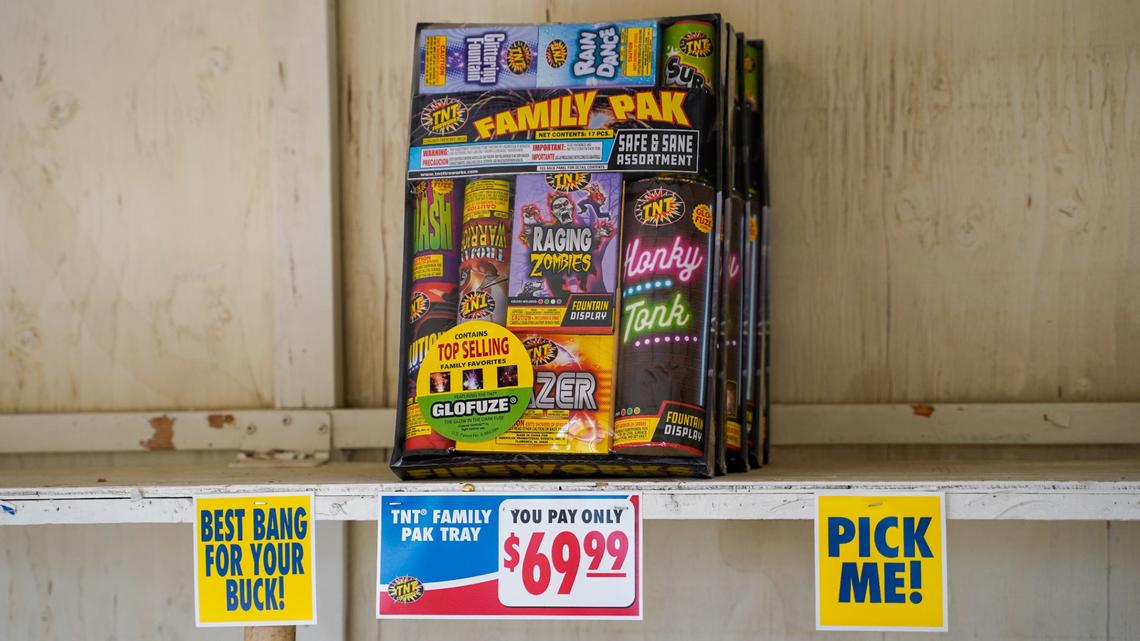 Fireworks stands opened across San Luis Obispo County at noon Friday, June 28, 2024.