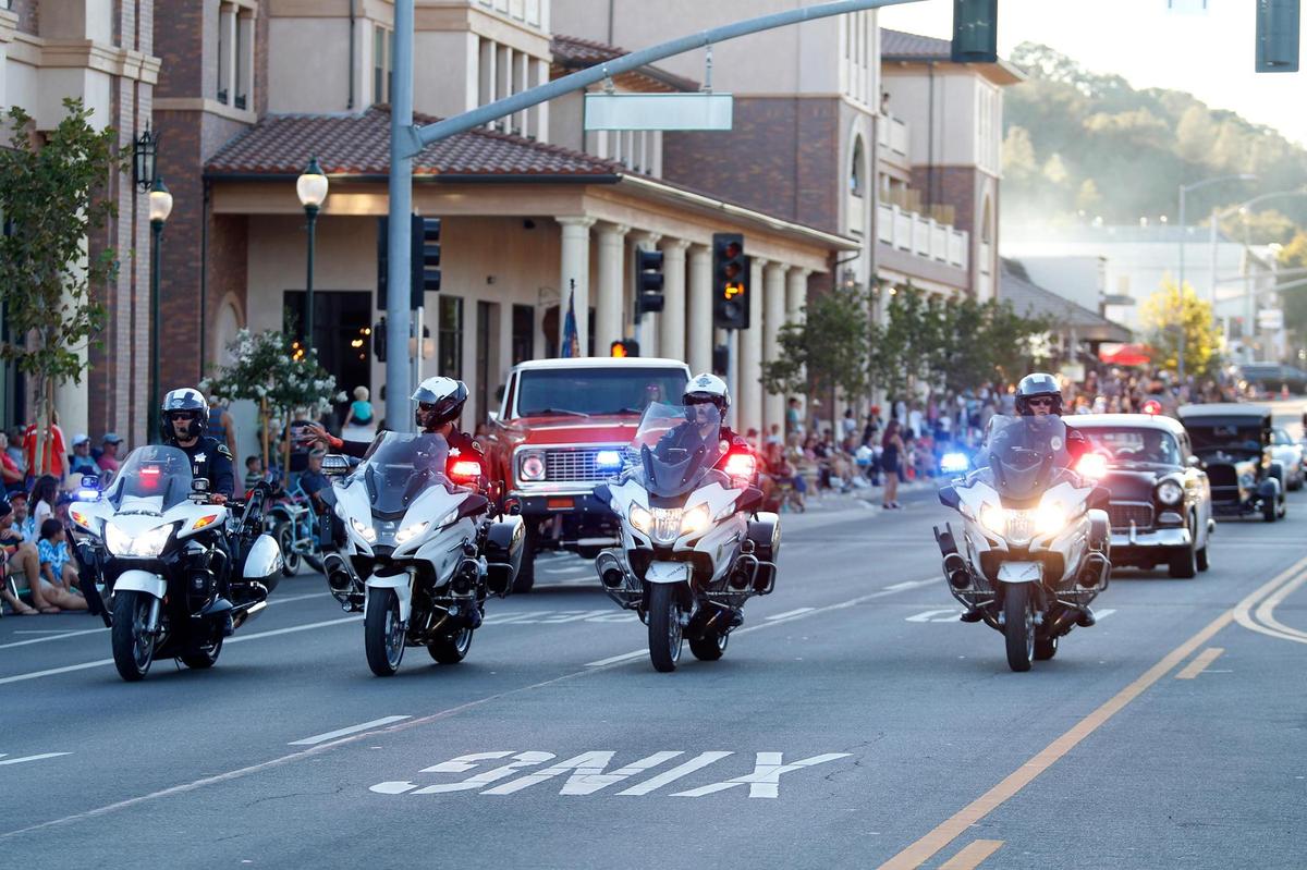 More than 500 cruisers participated in the city of Atascadero’s 29th annual Hot El Camino Cruise Nite on Friday, Aug. 19, 2022 Atascadero Police Department motorcylce officers headed the front of the cruise.